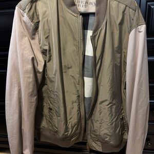 Burberry Brit Olive and Gray Jacket